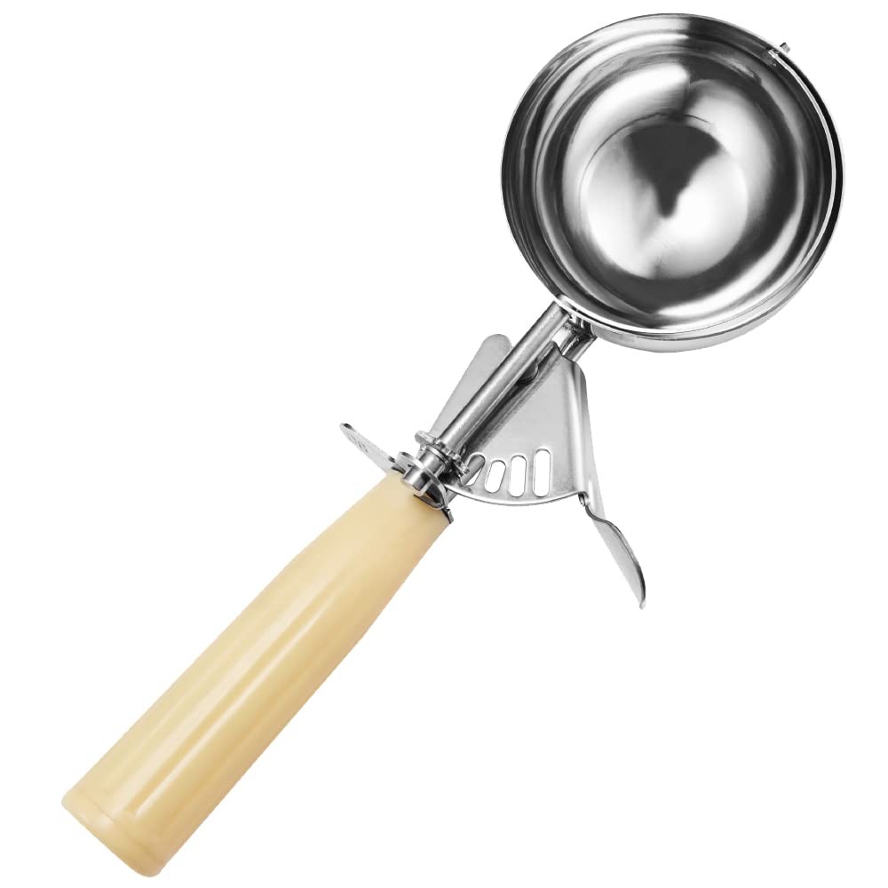 Saebye Portion Scoop – #6 (5.3 oz) – Disher, Food Scoop, / 5.3 oz, Ivory