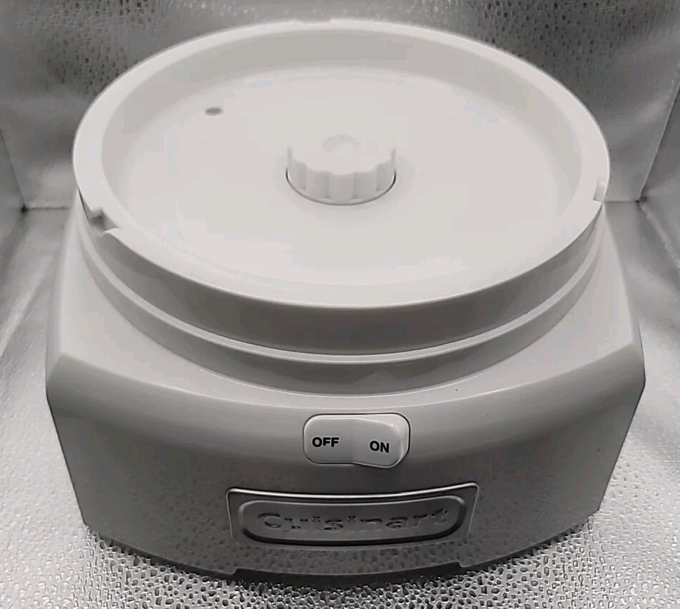 Cuisinart ICE-21 Replacement Motor Base White.Tested and Cleaned!