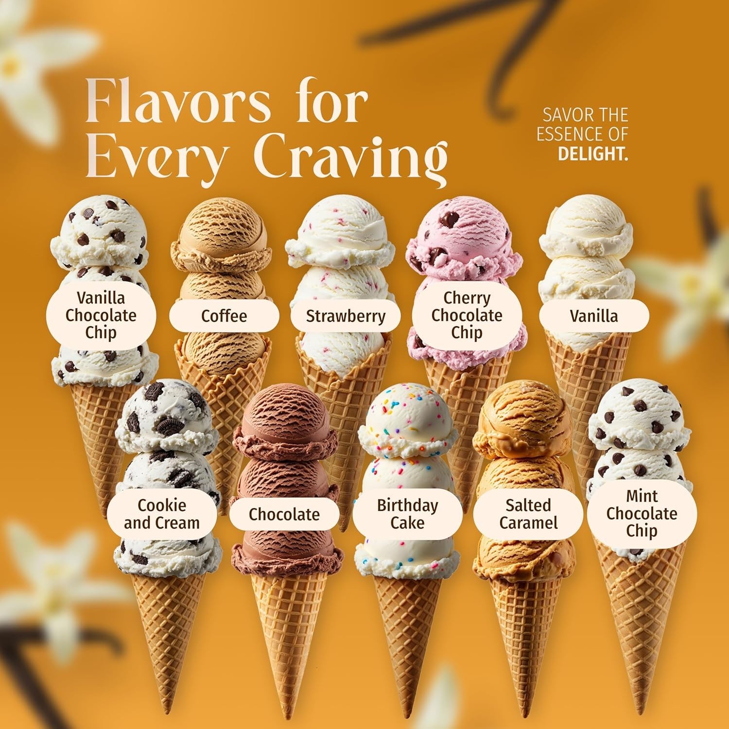 Mezcla para helado de vainilla para máquina de helados simple fácil y deliciosa