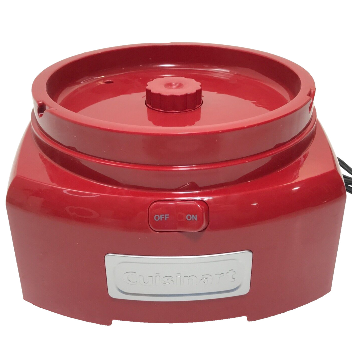 Cuisinart Ice Cream Maker ICE-21PKP1 ICE-21 BODY BASE w/ MOTOR – Red