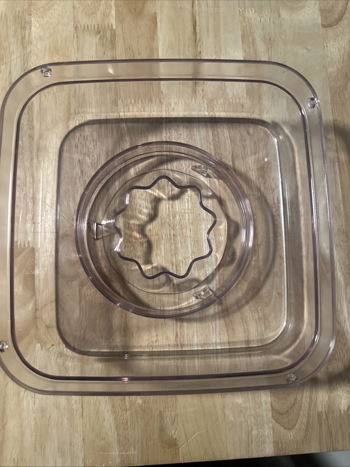 Cuisinart CIM-60 Ice Cream Maker Lid Only Replacement Part Clear Plastic