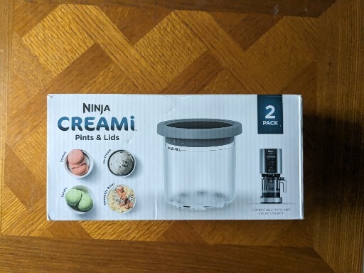 Ninja CREAMi Pints & Lids Compatible with Any Ninja Creami New Open Box 2 Pack