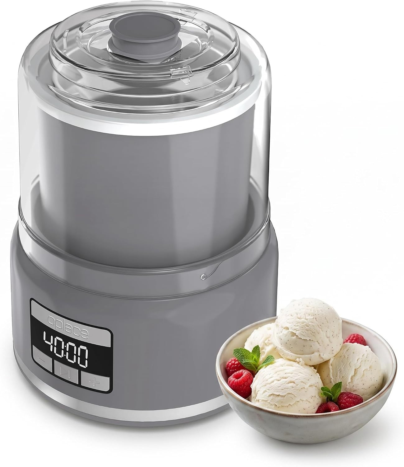 Ice Cream Maker Machine, 2.1 Quart Double Insulated Machine, Soft Serve Ice Crea