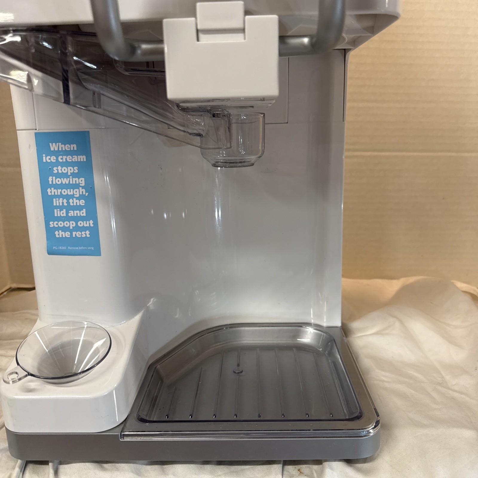 Cuisinart ICE-45 Mix It In Soft Serve 1.5 Quart Ice Cream Maker White TESTED