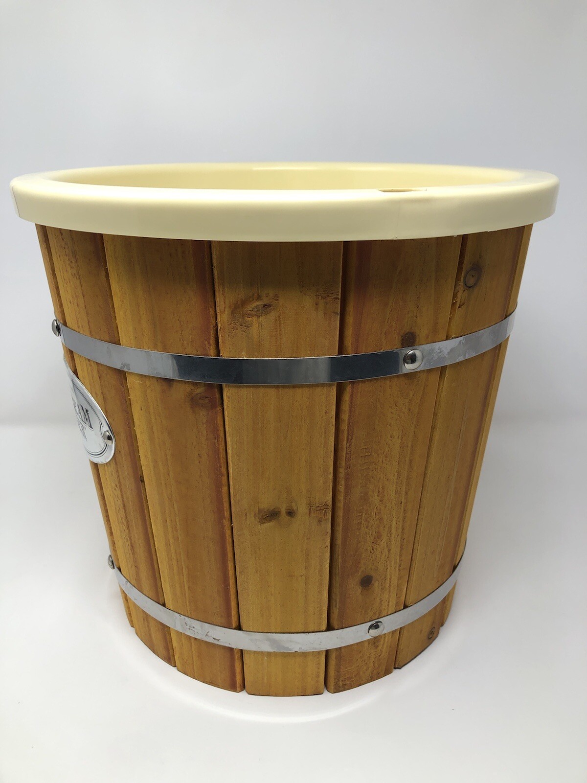 WOOD/ PASTIC TUB Nostalgia 4-Quart Electric Ice Cream Maker ICMP4WD ~PART ONLY!