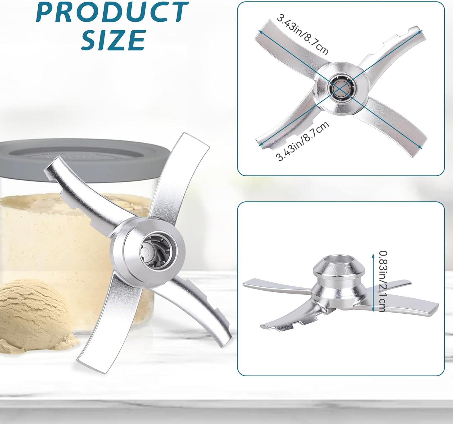 Replacement Paddle Blade for Ninja Creami NC300 Series Ice Cream Makers – Paddle