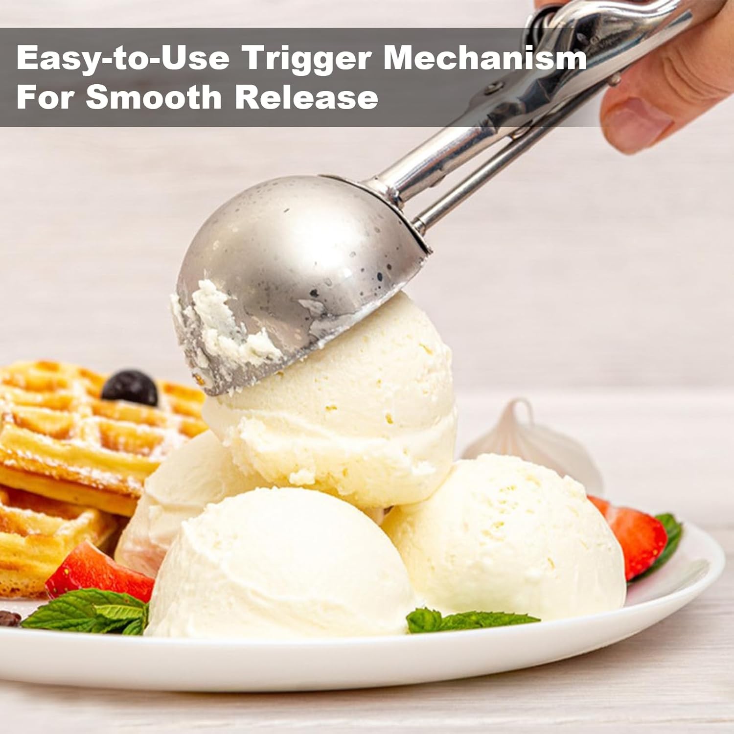 Cookie Scoop,Set of 3 Dough Scoops for Baking 1 Tbsp,2 Tbsp,3 Sliver