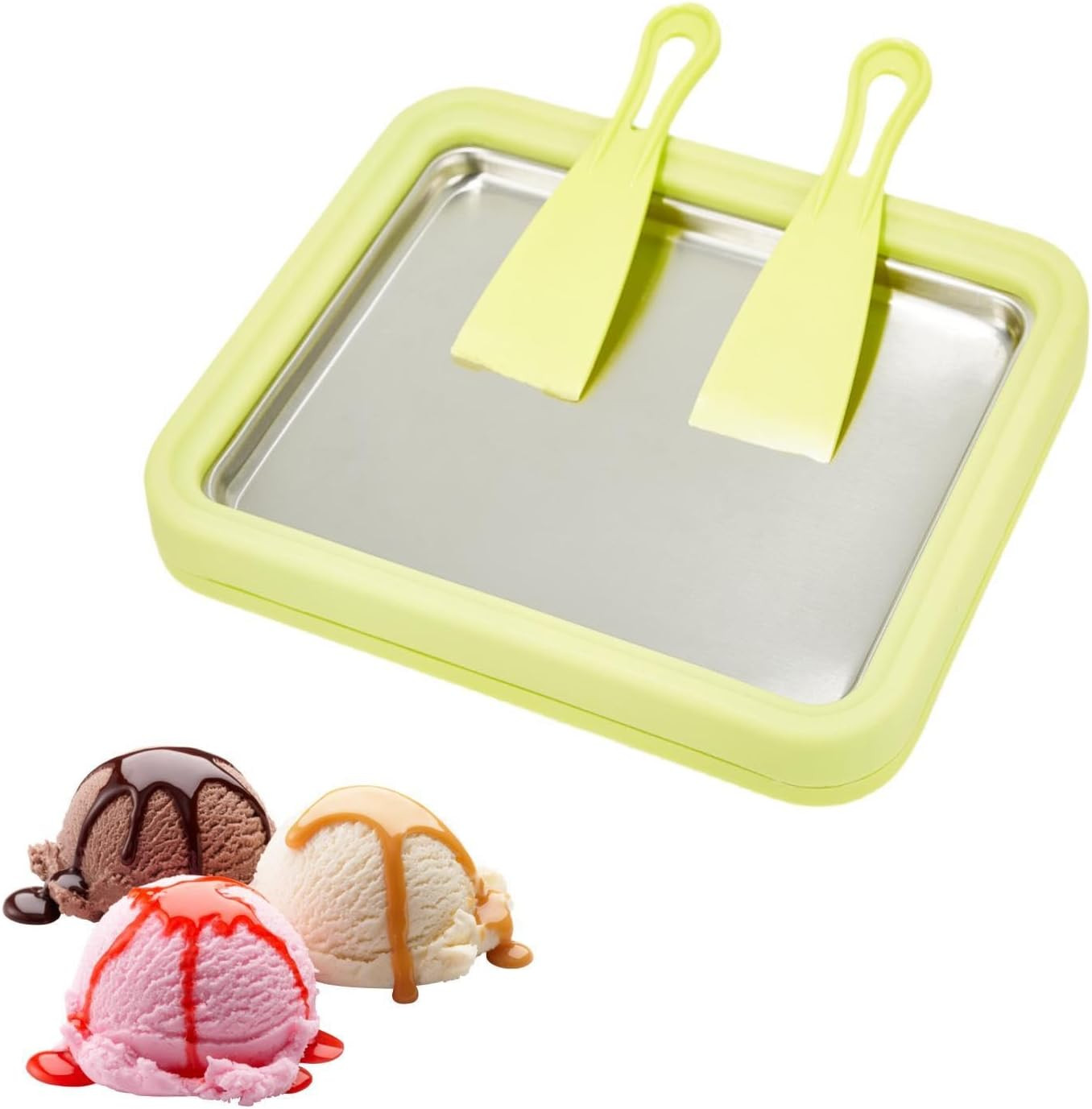 Instant Ice Cream Maker,Rolled Ice Cream Maker, Soft Serve Ice Cream Maker,Perfe