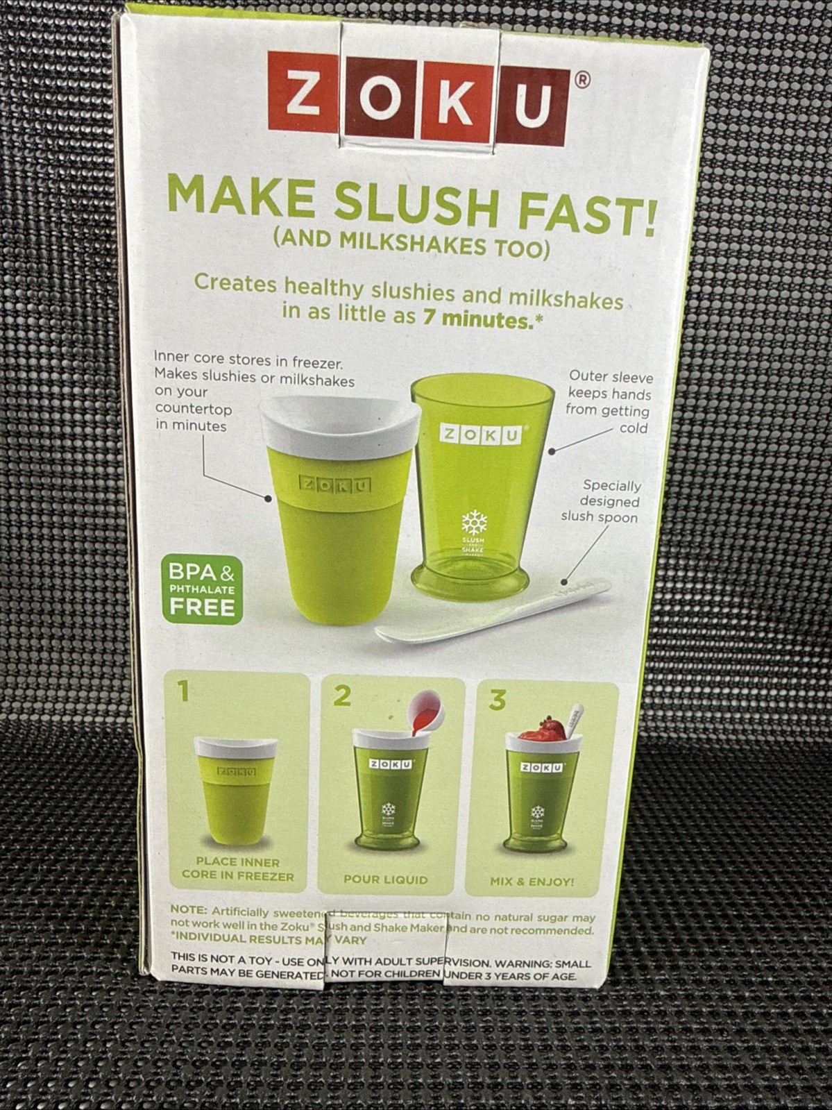 Zoku Slush and Shake Maker – Creates Healthy Shakes – New