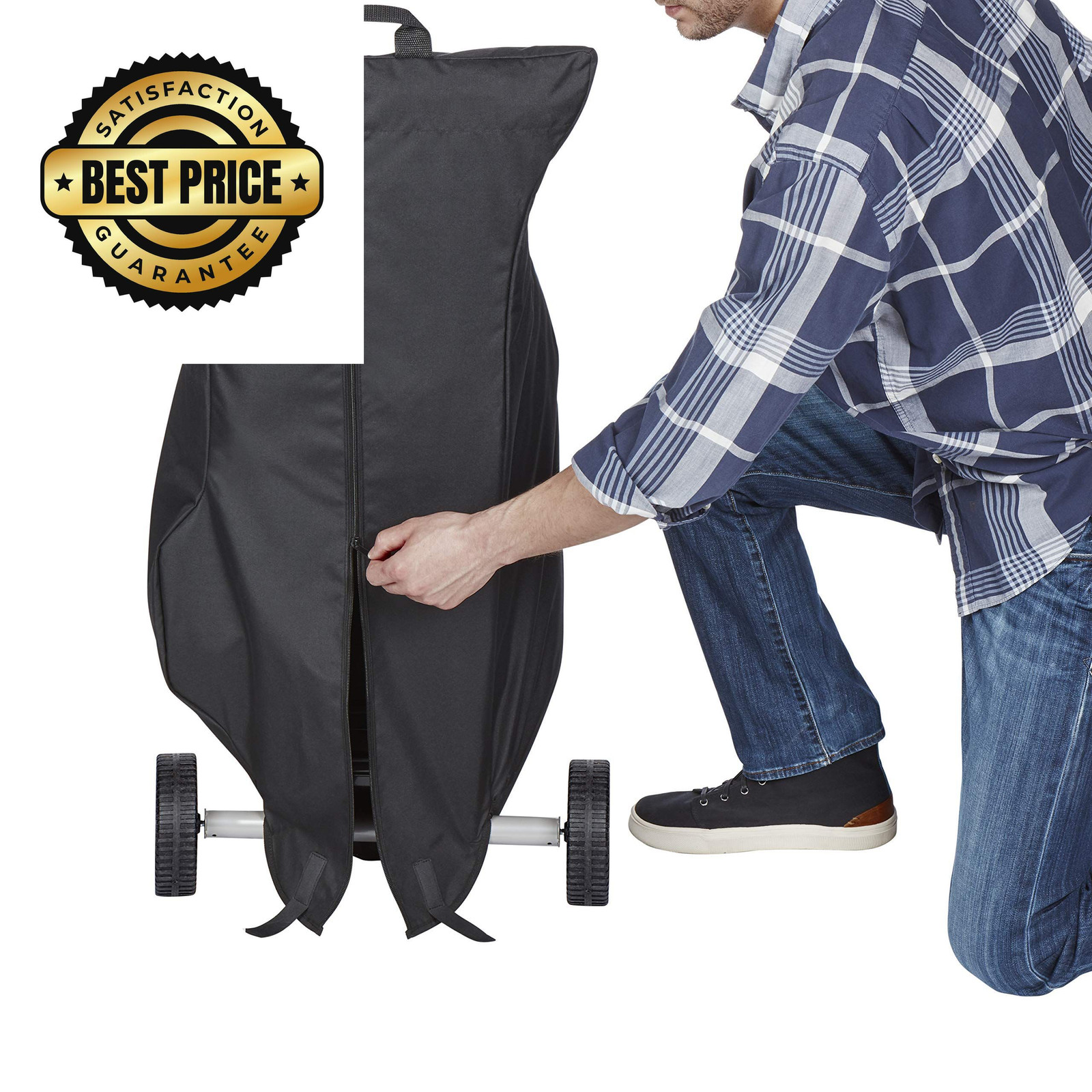 Coleman Roadtrip Grill Cover, Durable Travel & Storage Cover One Size, Black