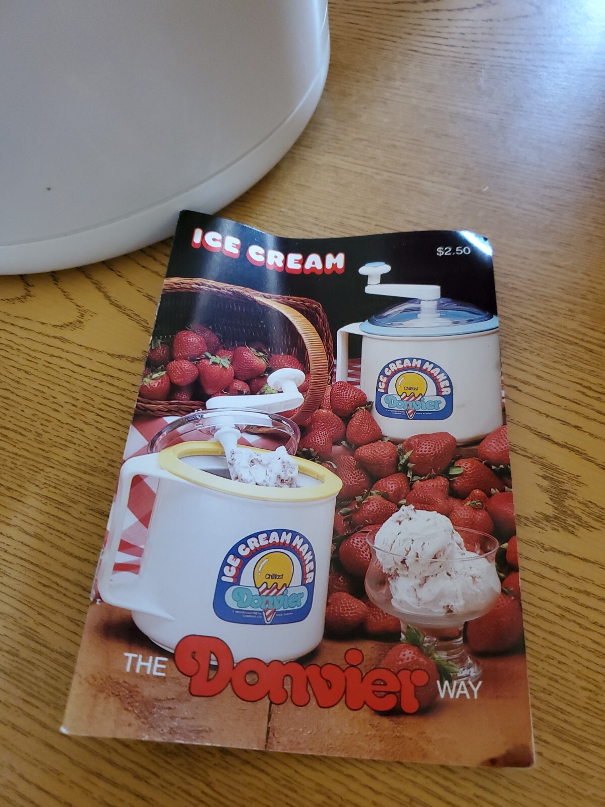 Donvier Premier 1 Quart Ice Cream Maker Outer Base Bowl Replacement Part Recipes