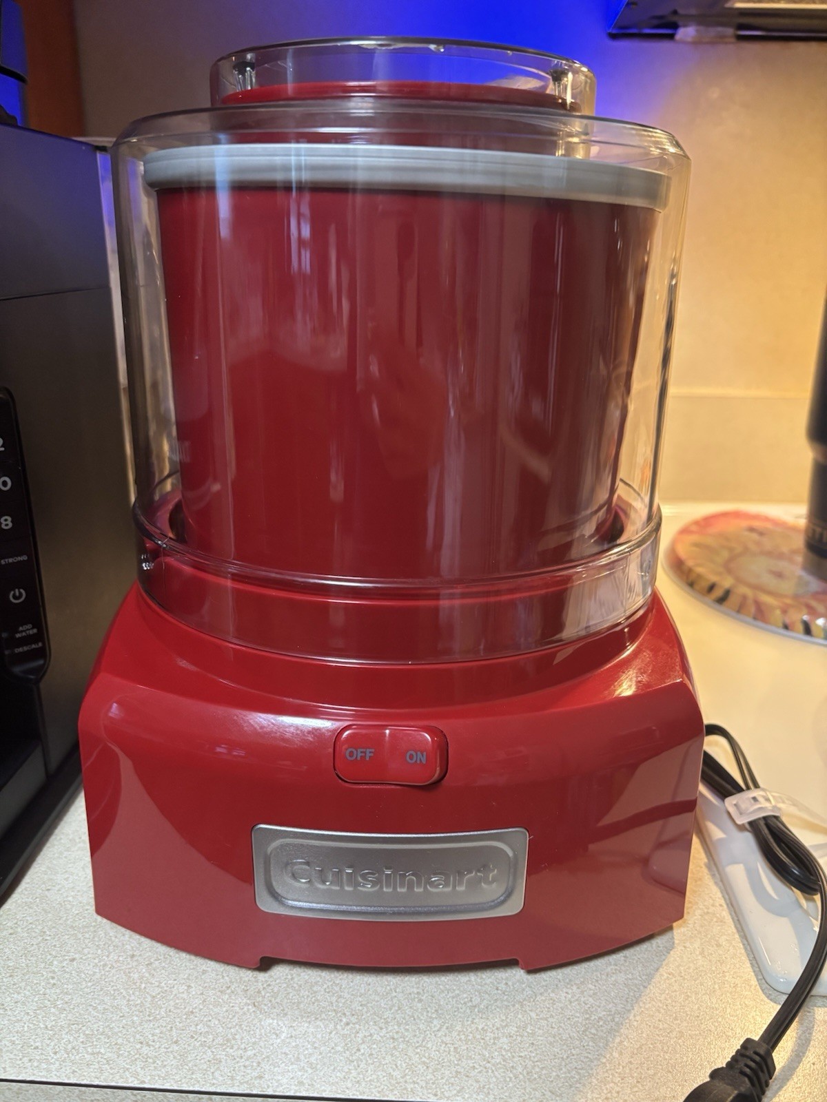 Cuisinart ICE-21R Red 1.5 QT Frozen Yogurt-Ice Cream & Sorbet Maker