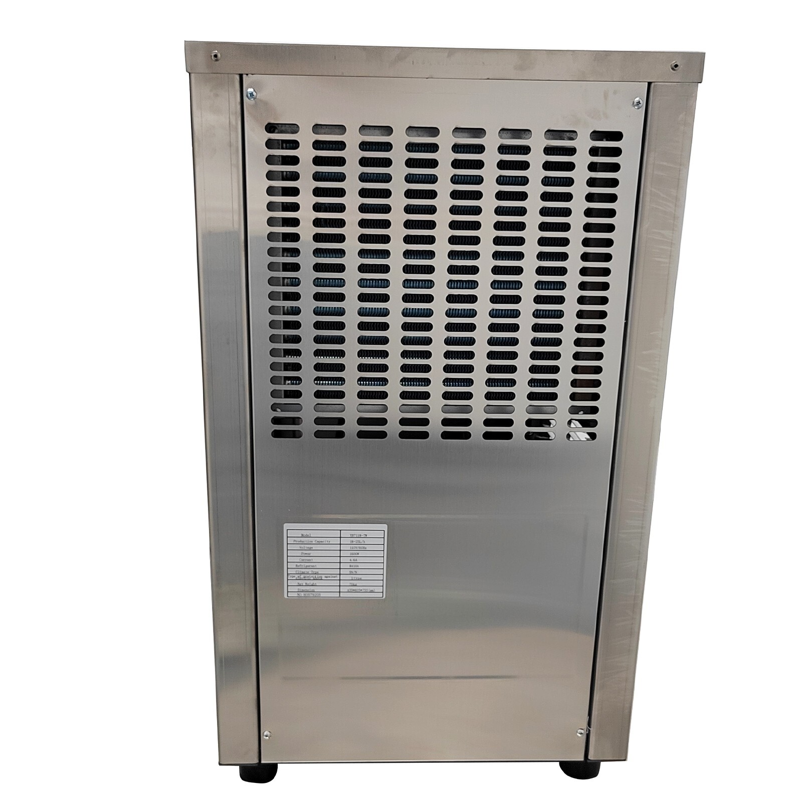 110V Hard Ice Cream Machine High Efficiency Auto Hard Ice Cream Maker 18-25L/h