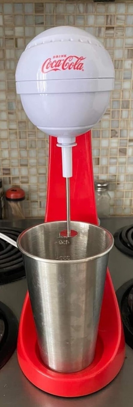 Coca-Cola Milk Shake Maker Ice Cream Mixer Smoothie Blender