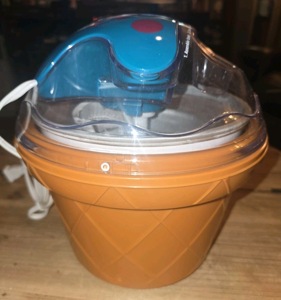 RivalFrozenDelights 1.5 Qt Brand New Ice Cream Maker Model FRRVGL015-BLU NO BOX