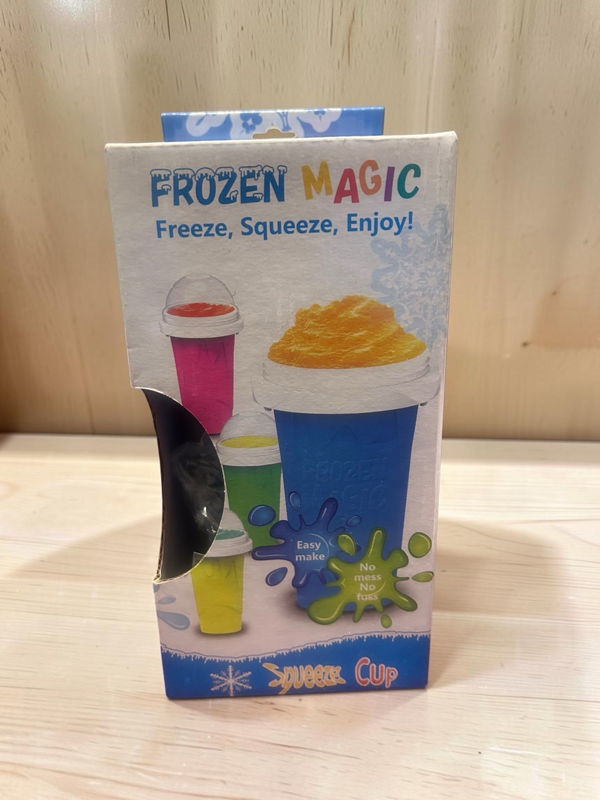 Frozen magic Slushie maker cup(blue)