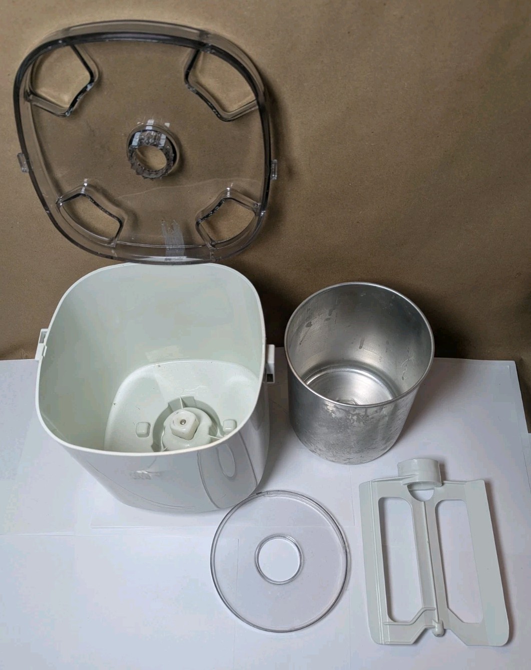 Oster 768-20F Ice Cream Frozen Yogurt Maker Replacement Parts Metal Bucket Plus