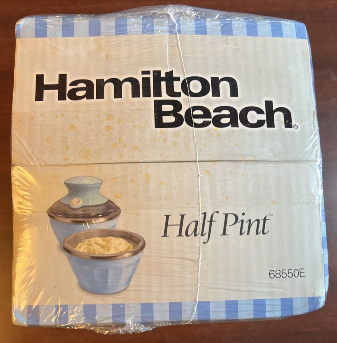 Hamilton Beach Half Pint Soft Serve Ice Cream Maker Model 68550E