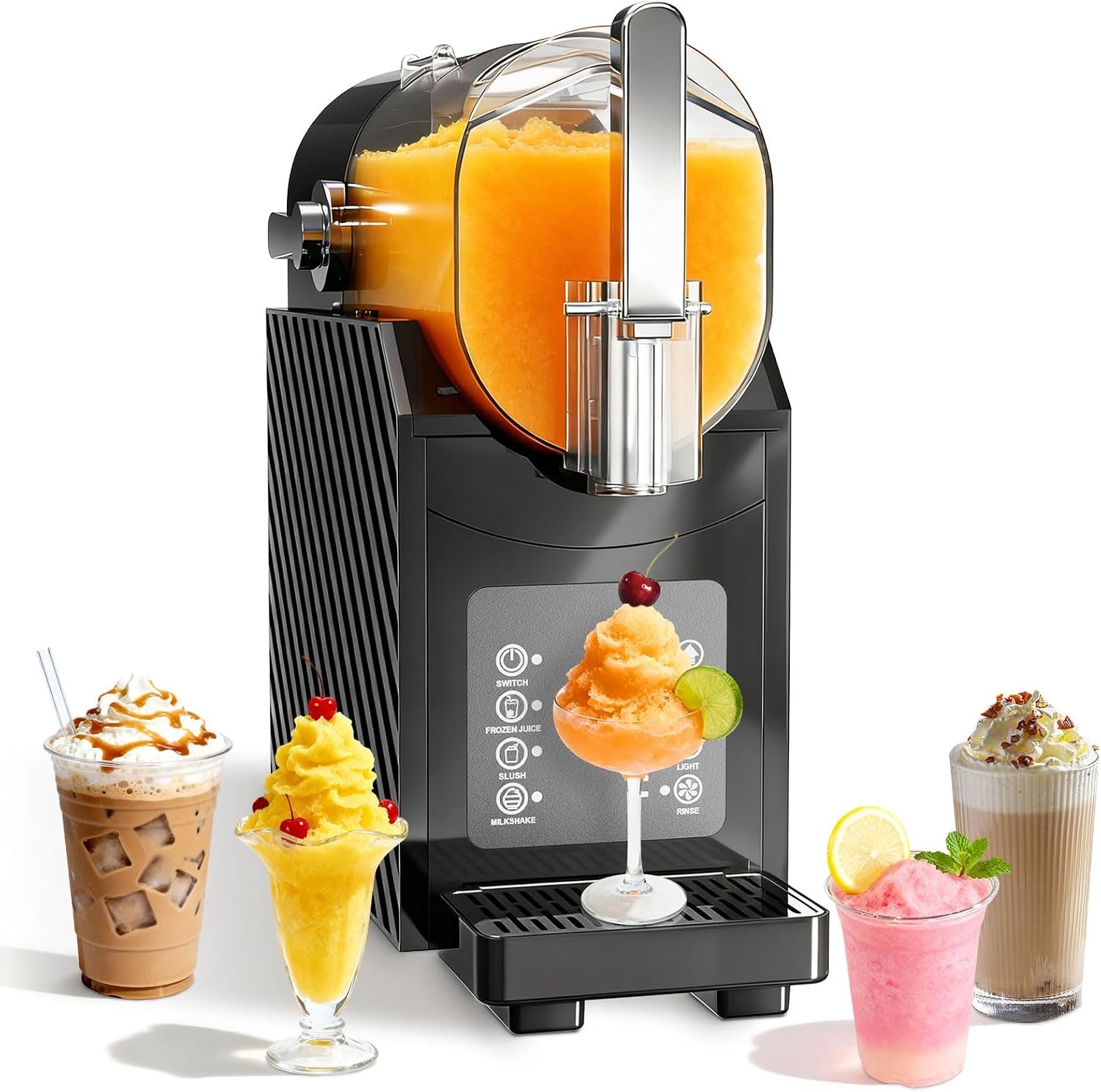 88oz Slushie Machine Home No Ice Needed Slushy Maker W/ Self-Cleaning