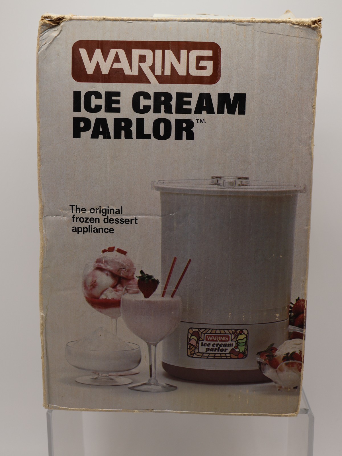 Vintage Waring Ice Cream Parlor CF520-1 Complete Set Open Box