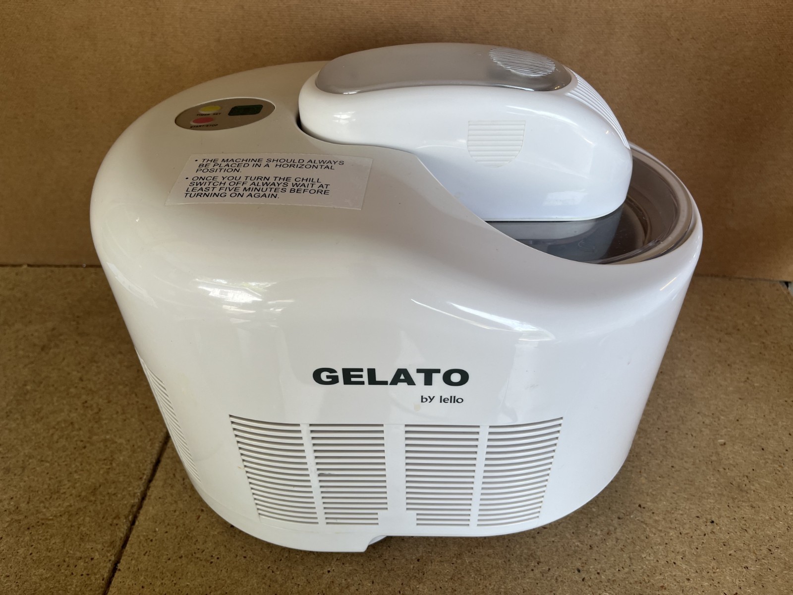 Gelato by Lello 4070 Frozen Dessert Automatic Ice Cream Maker