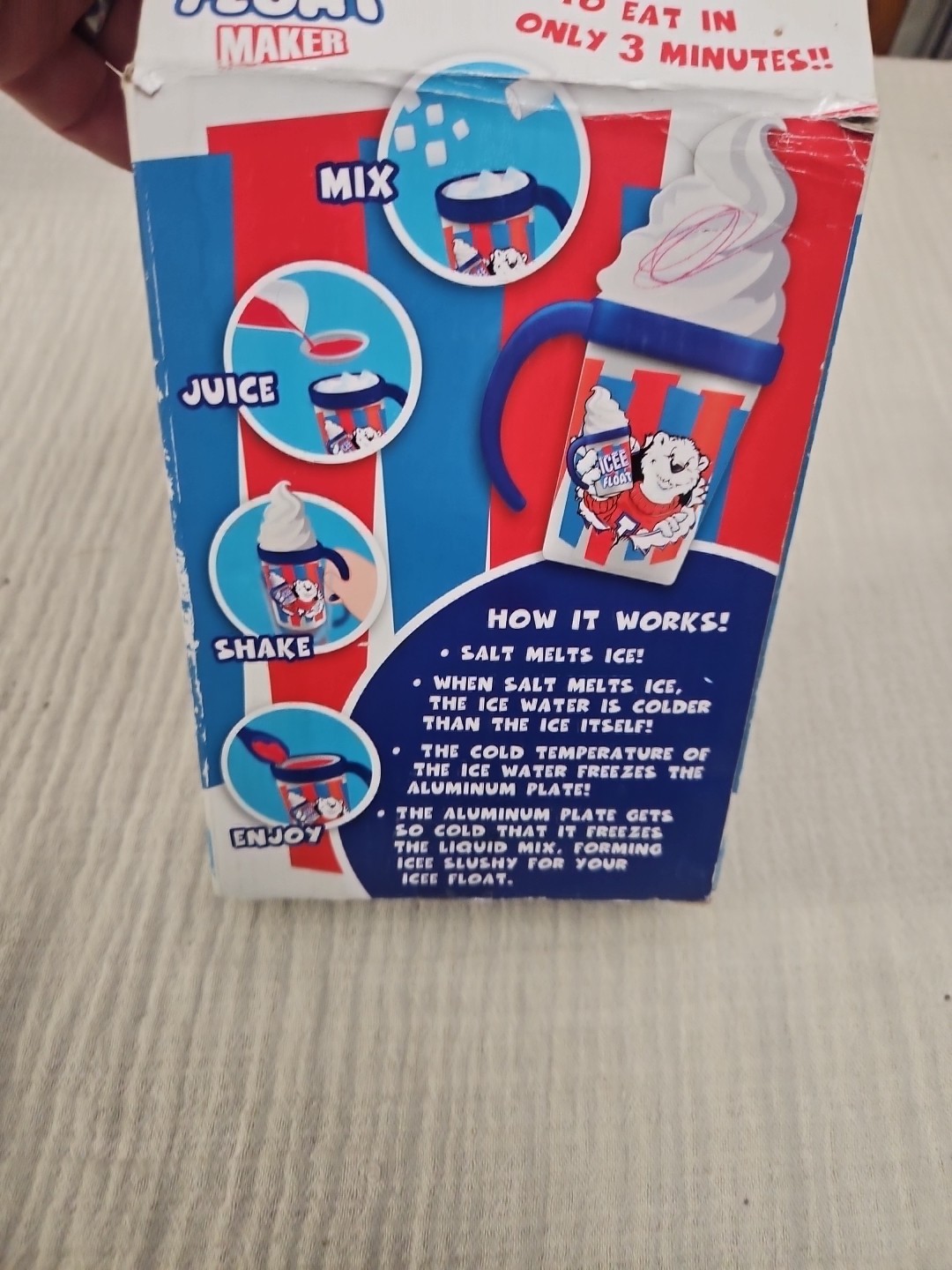 JUPITER CREATIONS ICEE FLOAT MAKER SPOON INCLUDED NEW IN BOX