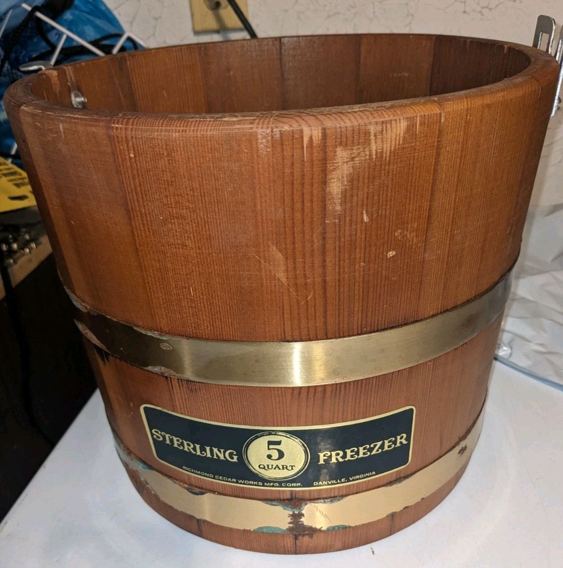 RCW Sterling Model 165A 5 Qt. Ice Cream Freezer Wood Bucket Replacement