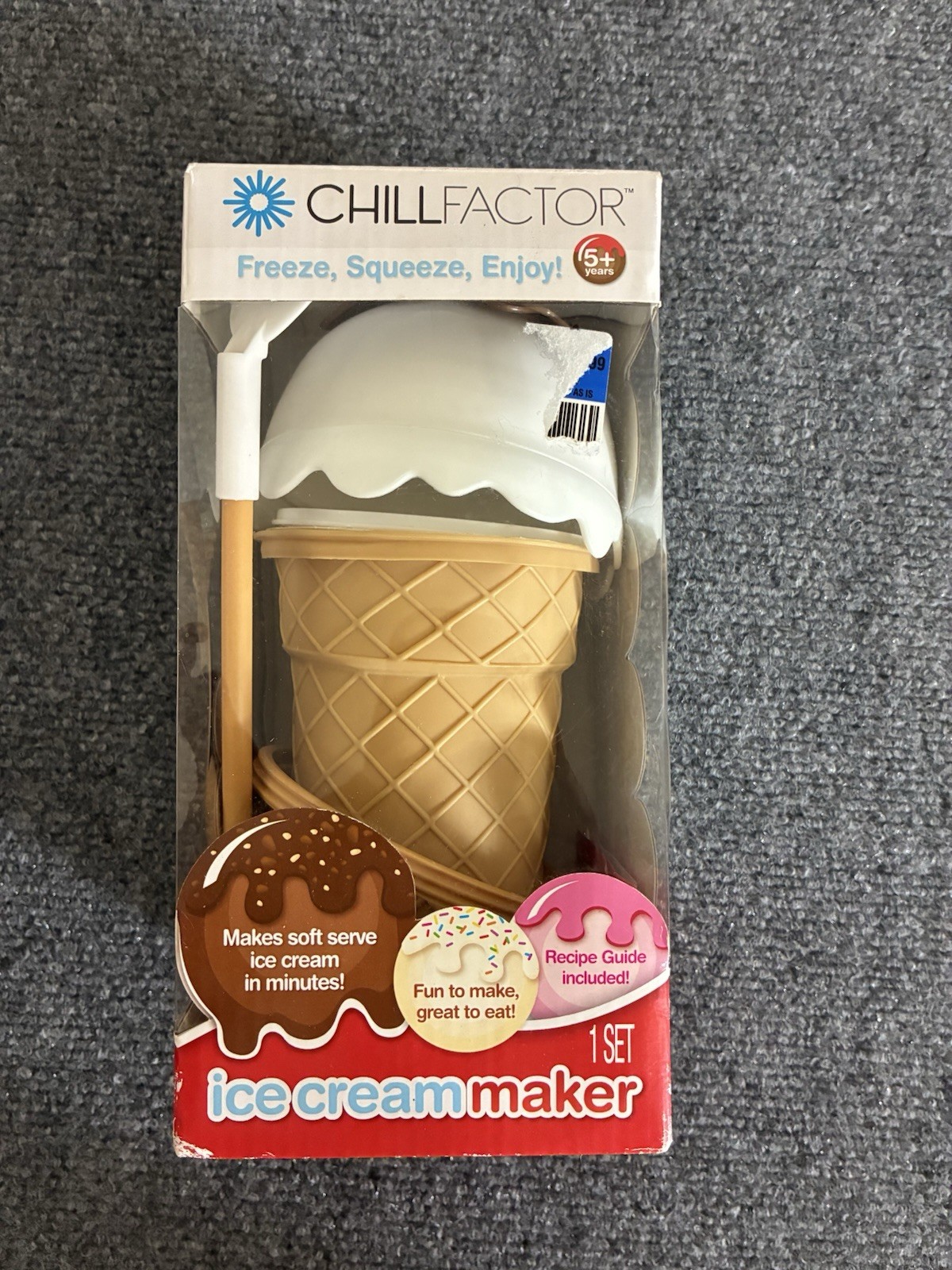 Chill Factor Ice Cream Maker Soft Serve In Minutes New Opened Box