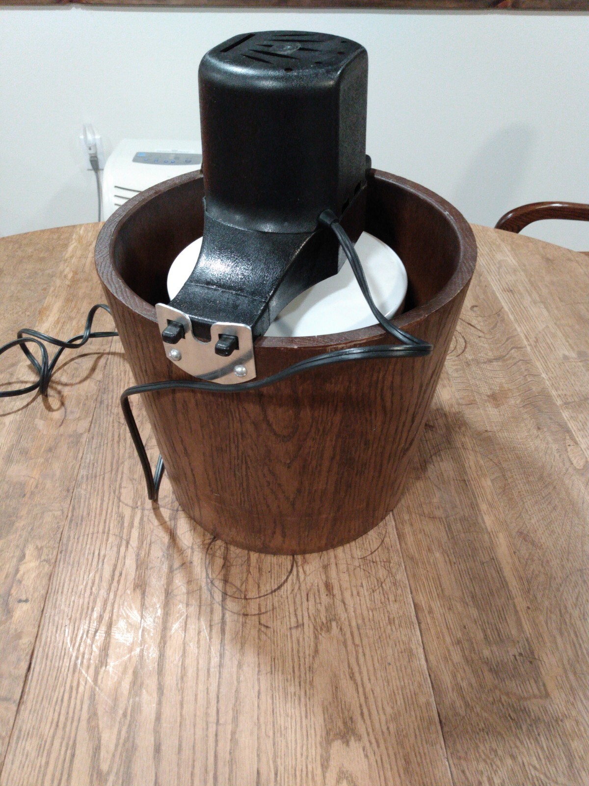 RCW Richmond Cedar Works Sterling 5 Qt. Ice Cream Freezer Maker WORKS