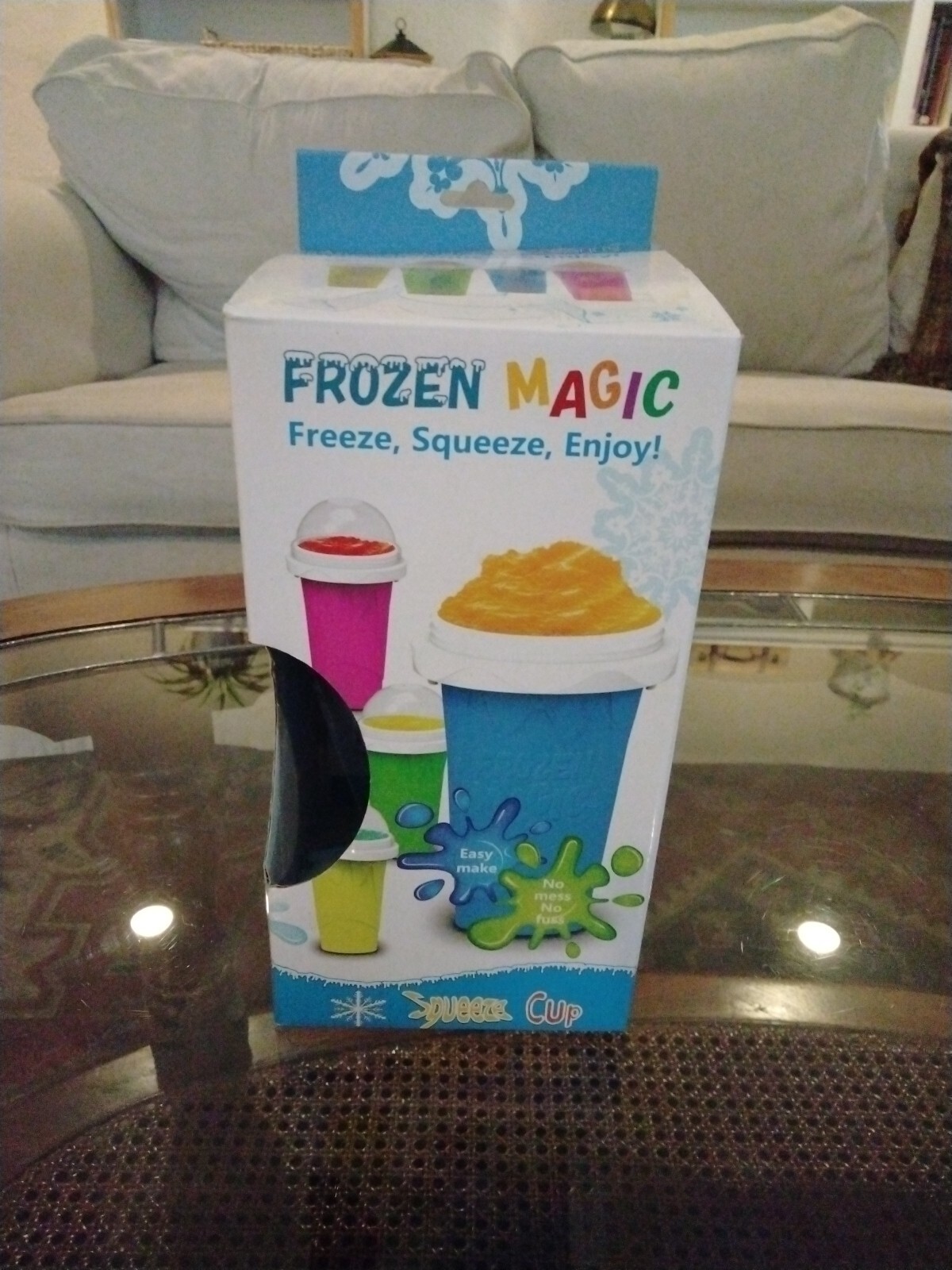 Frozen Magic Freeze Squeeze Enjoy Slushie Maker Slushy