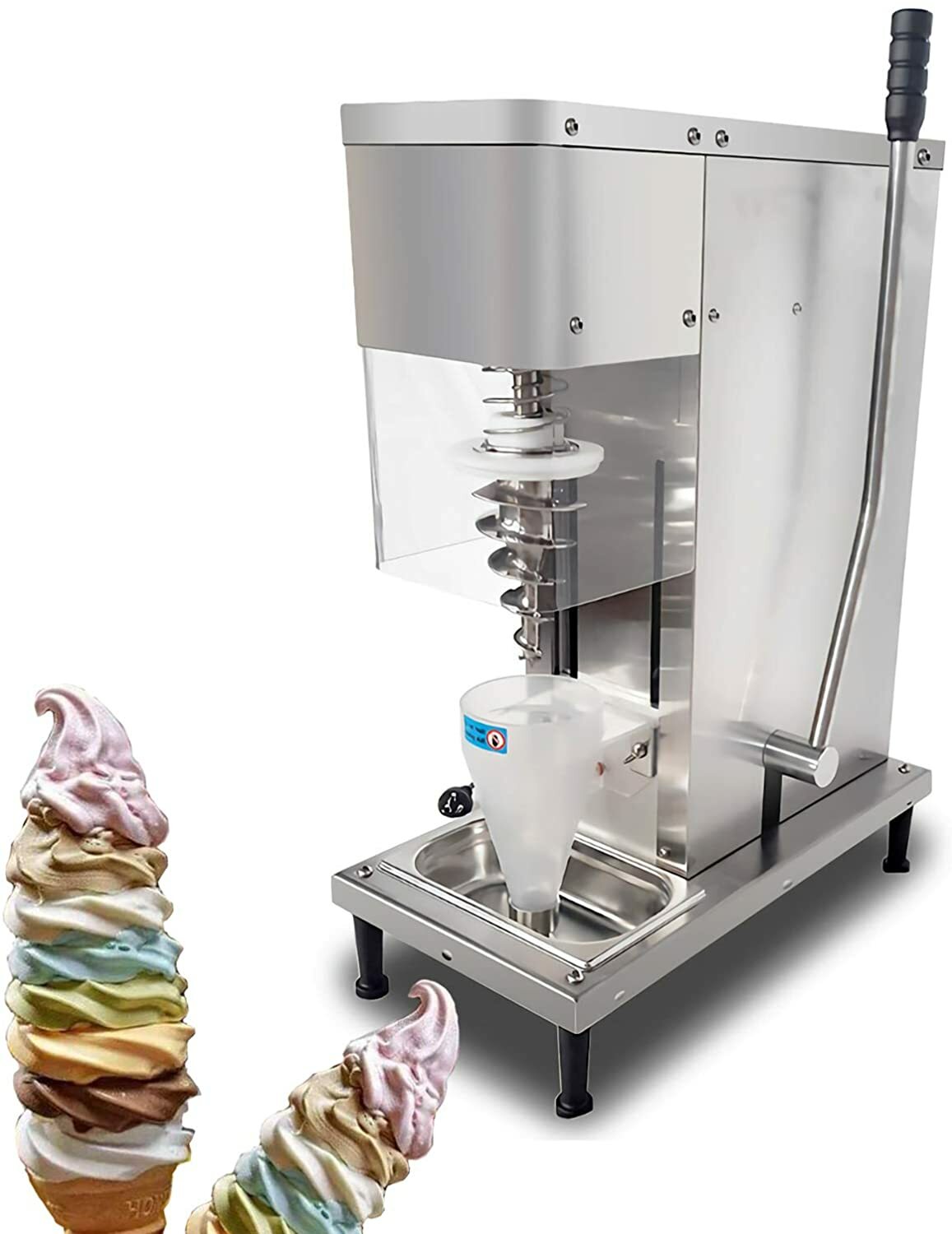 NEW 110V Frozen Yogurt Fruit Ice Cream Blending Mixer Machine Milkshake Machine