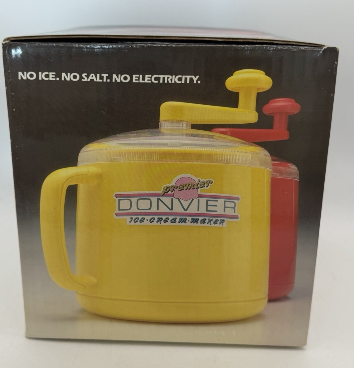 Vintage Donvier The Original 1 Qt Ice Cream Maker Made in Japan w/ Original Box