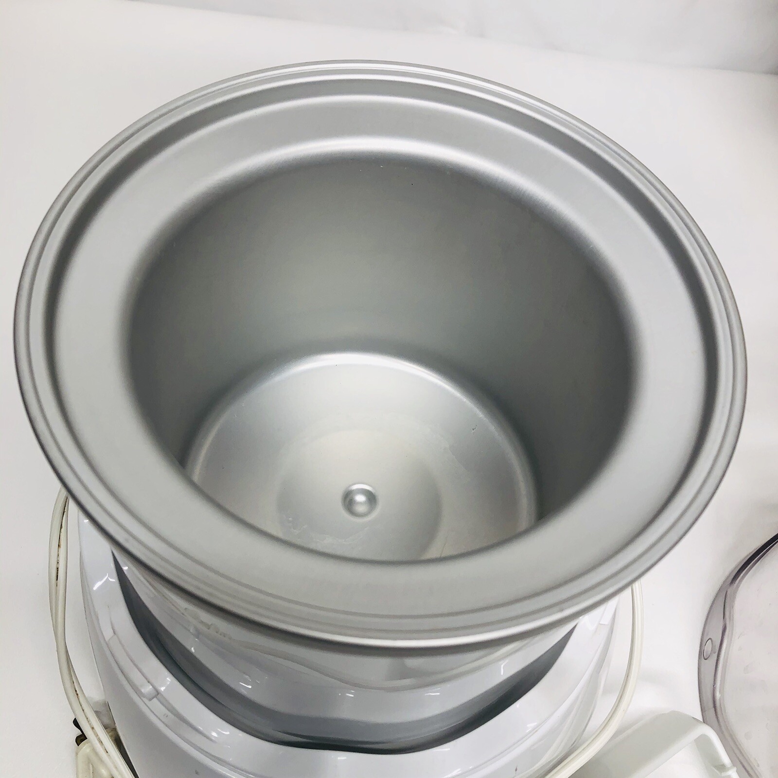 Cuisinart White Frozen Yogurt Ice Cream and Sorbet Maker ICE-20 Tested Works