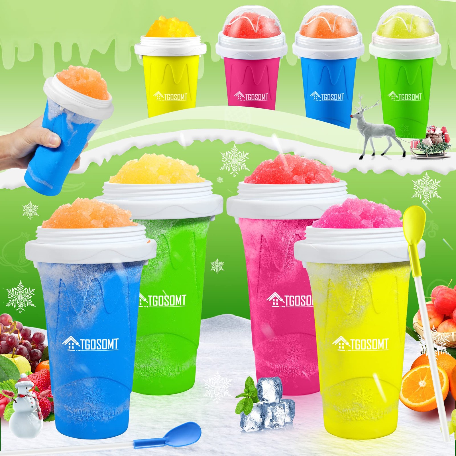 tgosomt Slushie Maker Cup White