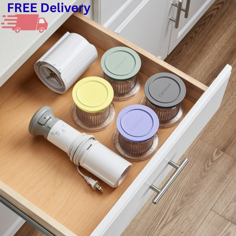 Fast Freeze Ice Cream Maker Frozen Treat Machine Slushy Sorbet 4 Cups 1/2 Pint