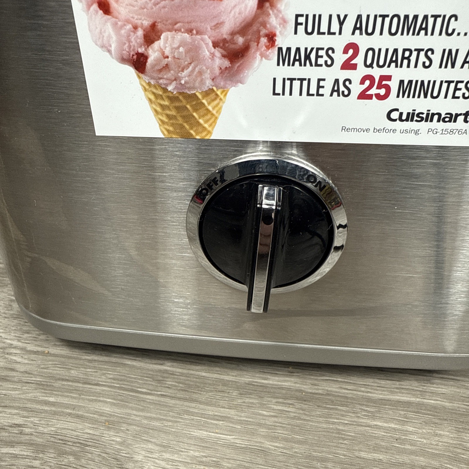 NEW Cuisinart ICE 30BC Pure Indulgence 2 Qt Ice Cream Frozen Yogurt Sorbet Maker