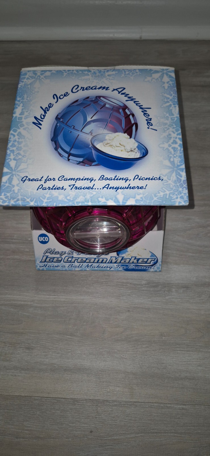 UCO Camper’s Dream Ice Cream Maker Red 1 Pint New Sealed