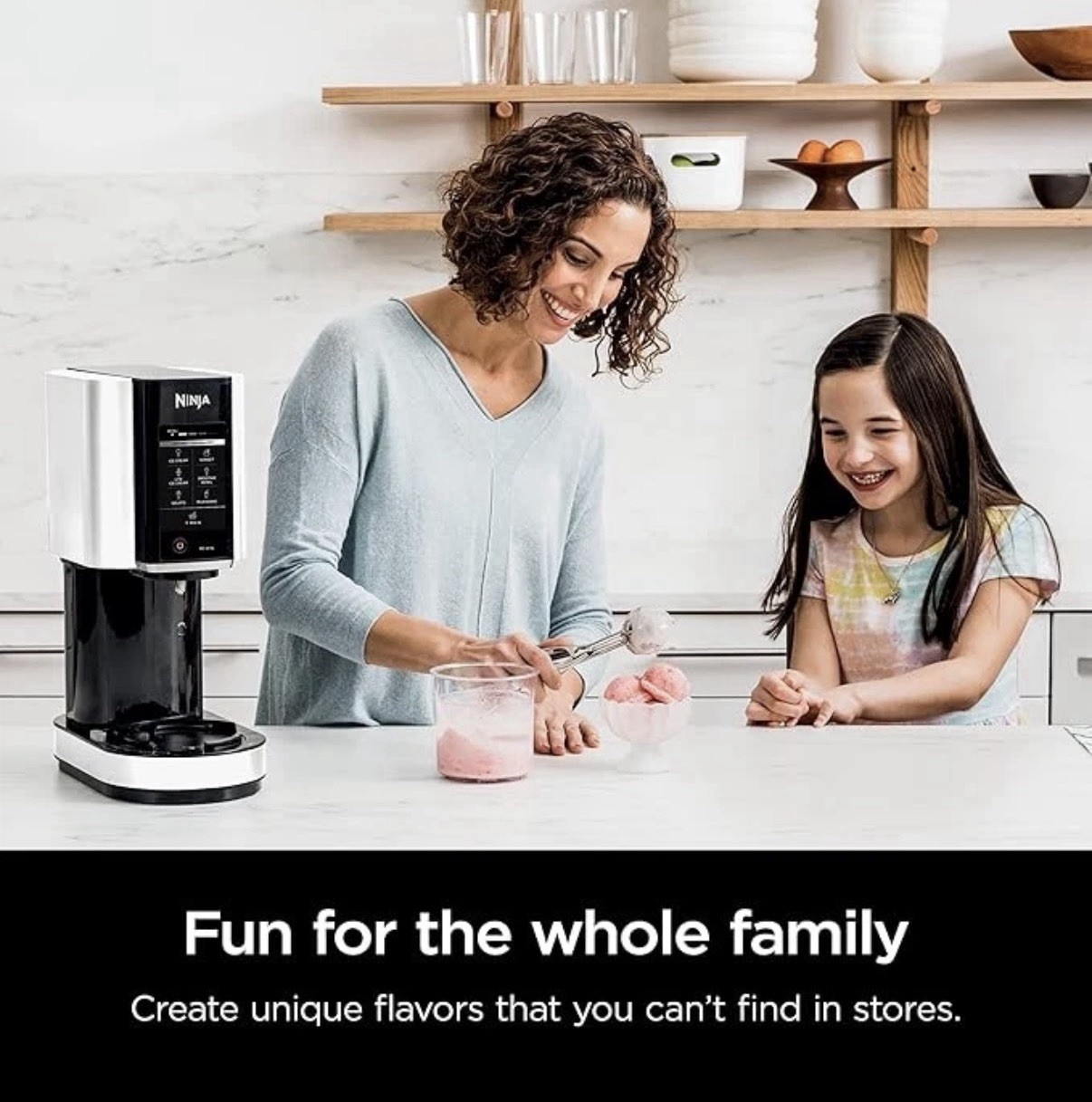 Ninja CREAMi 1 Pint Electric Ice Cream Maker – Silver (NC301)
