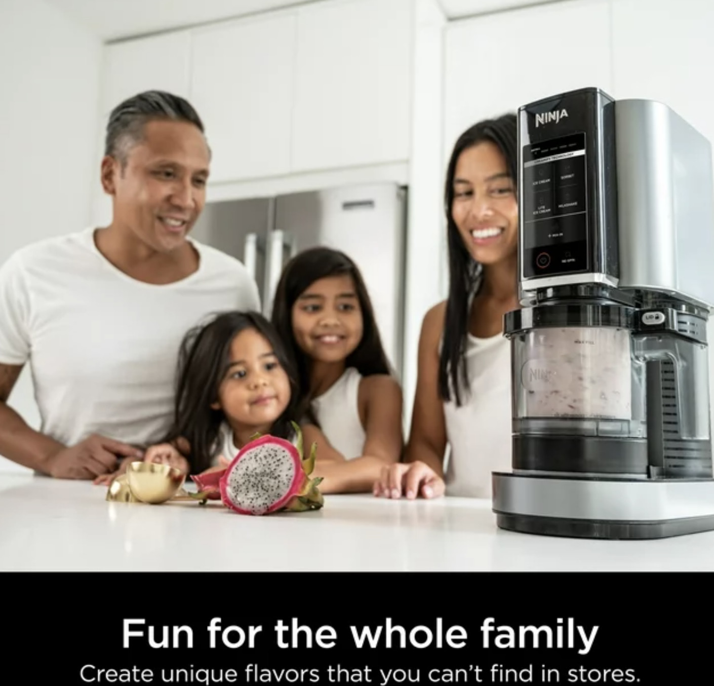 Ninja FrostiPro: Ice Cream Maker with 5 One-Touch Programs and (2) 16oz. Pints w