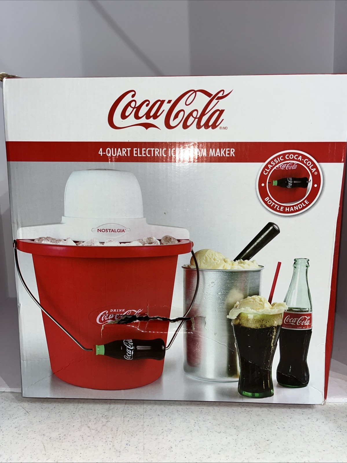 coca cola ice cream maker machine