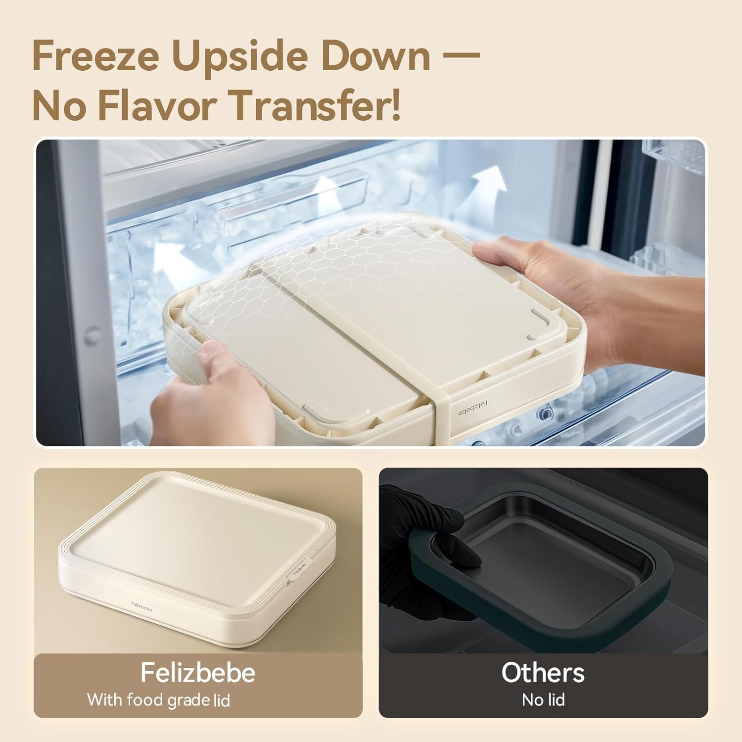 Rolled Ice Cream Maker, Instant Ice Cream Roller Maker Tray with Lid