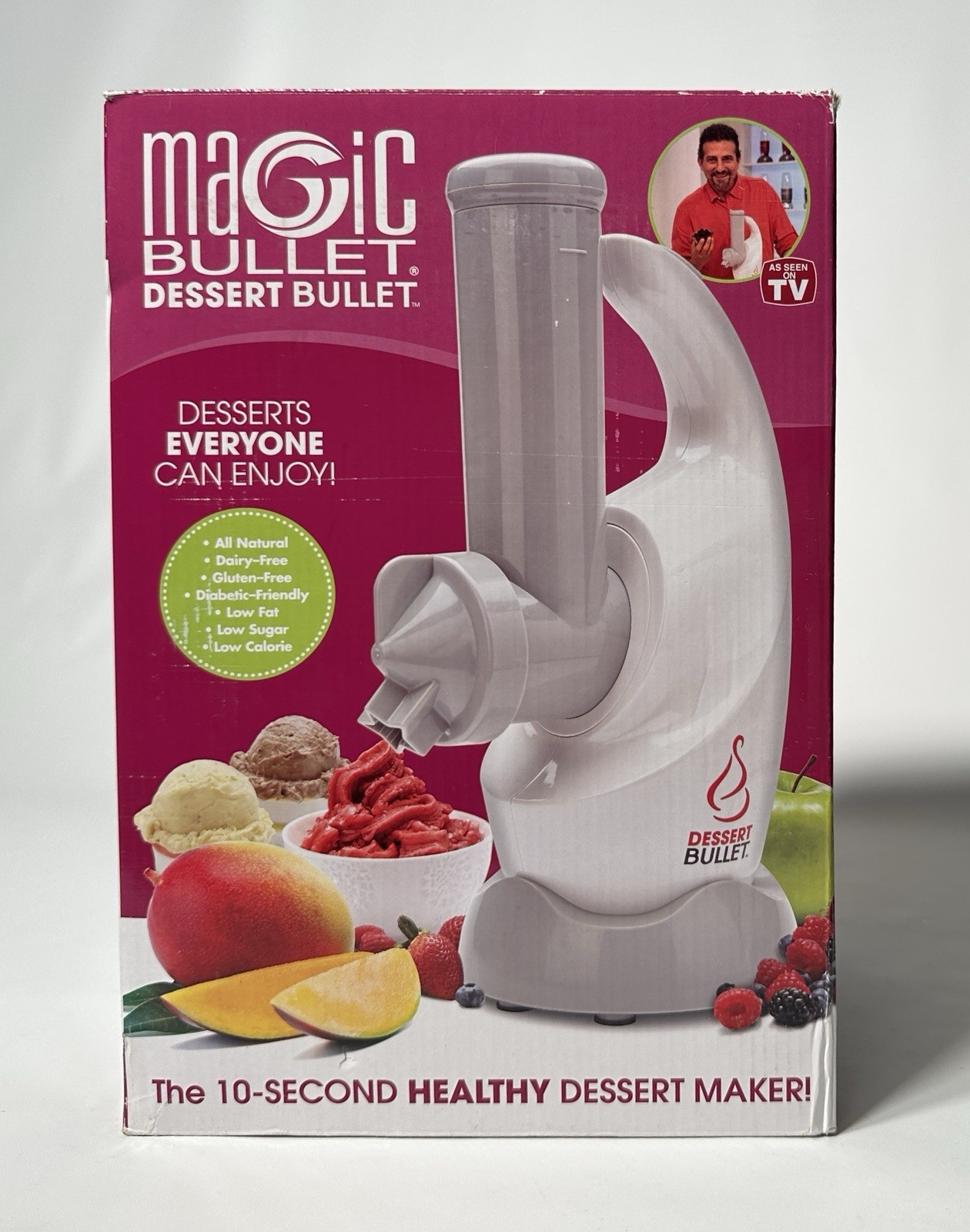 NEW Magic Bullet Dessert Bullet 10 Second Healthy Dessert Maker – Open Box