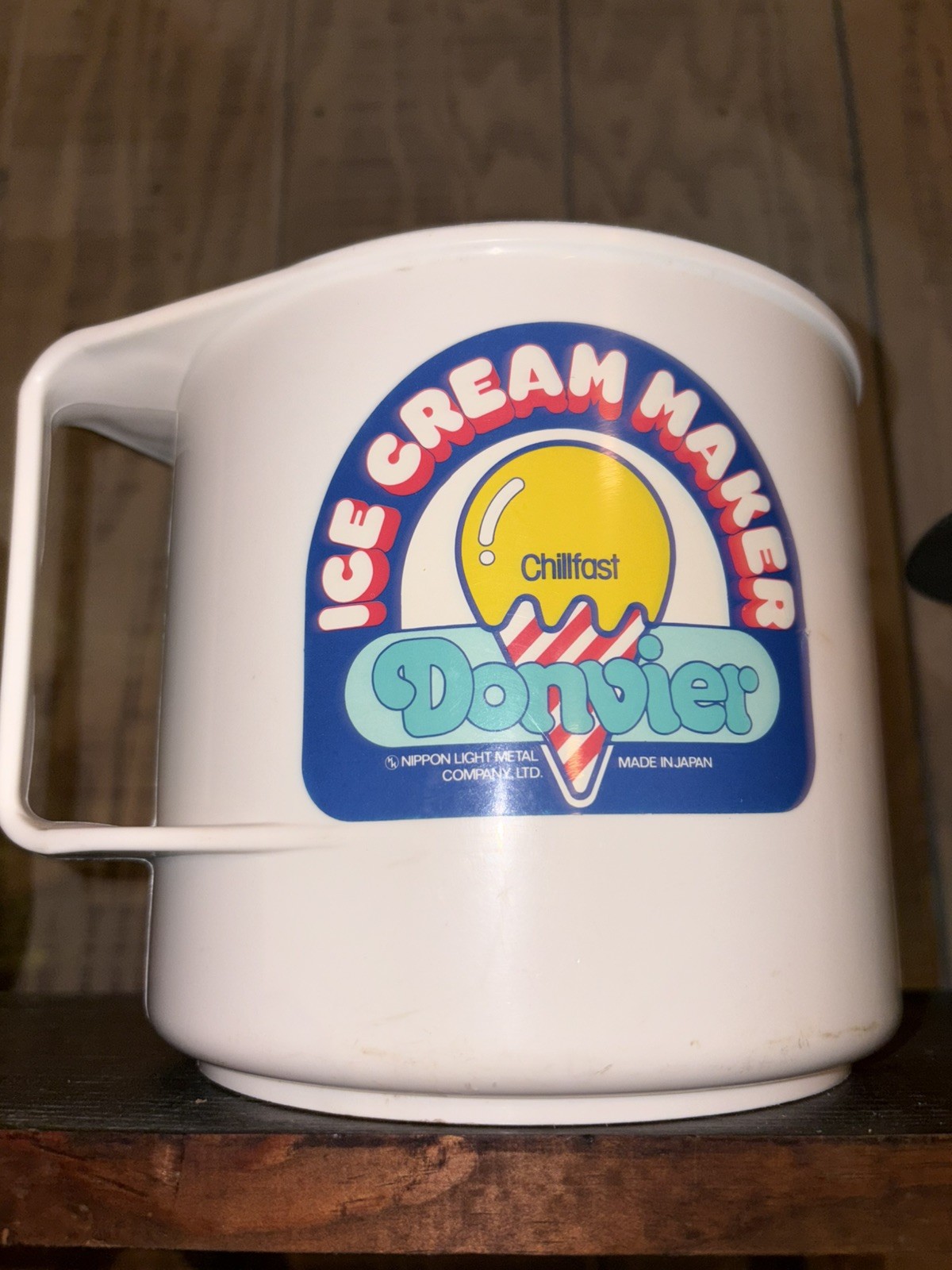 DONVIER CHILLFAST ICE CREAM MAKER ~ VINTAGE ~ 2 PINTS/ 1 QUART – BUCKET ONLY