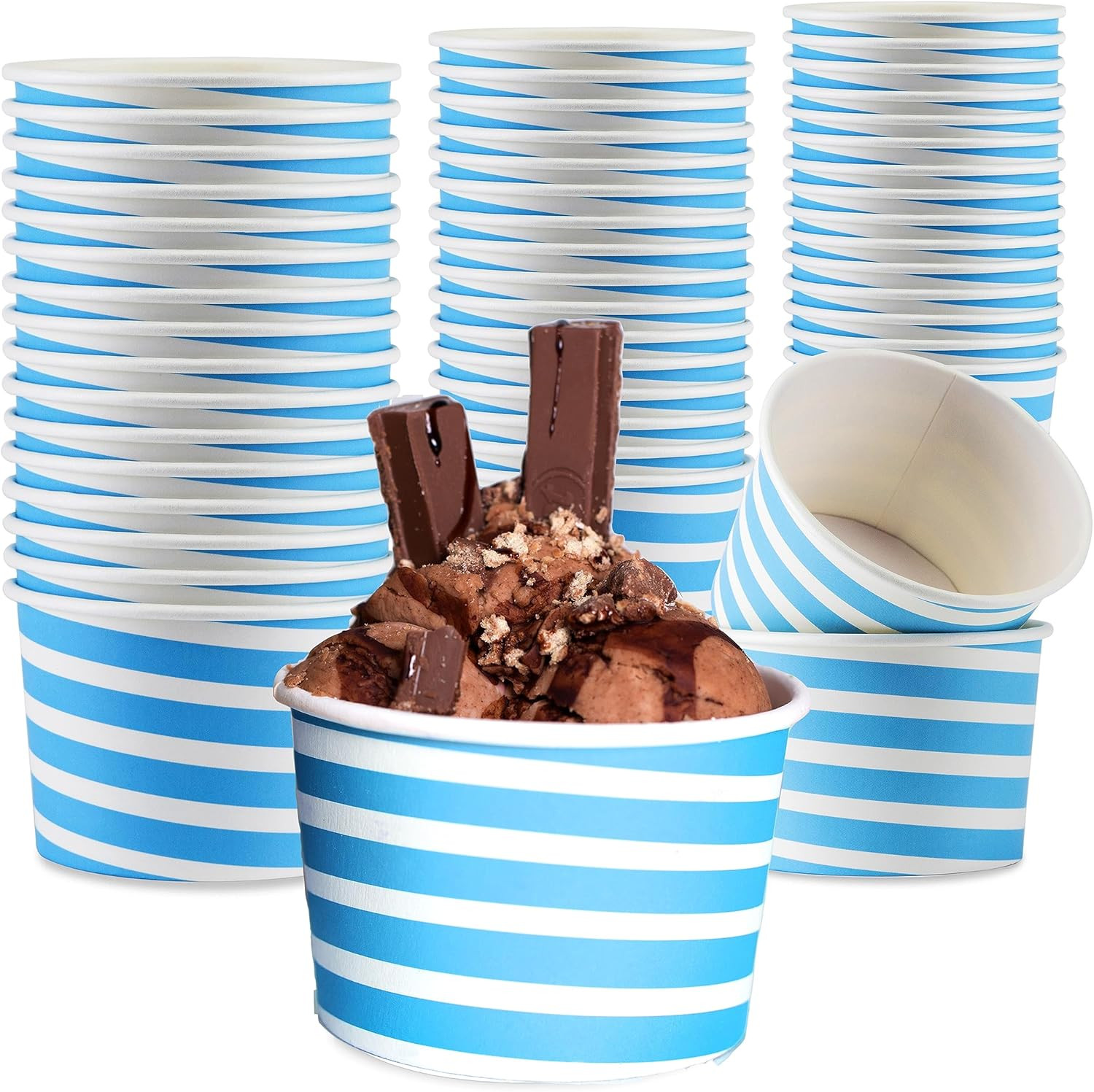 Ice Cream Bar and snack cups – Disposable Ice Cream Cups perfect for parties,…