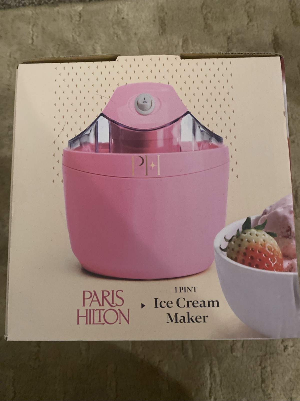 Paris Hilton Ice Cream Maker Pink 1 Pint New In Box