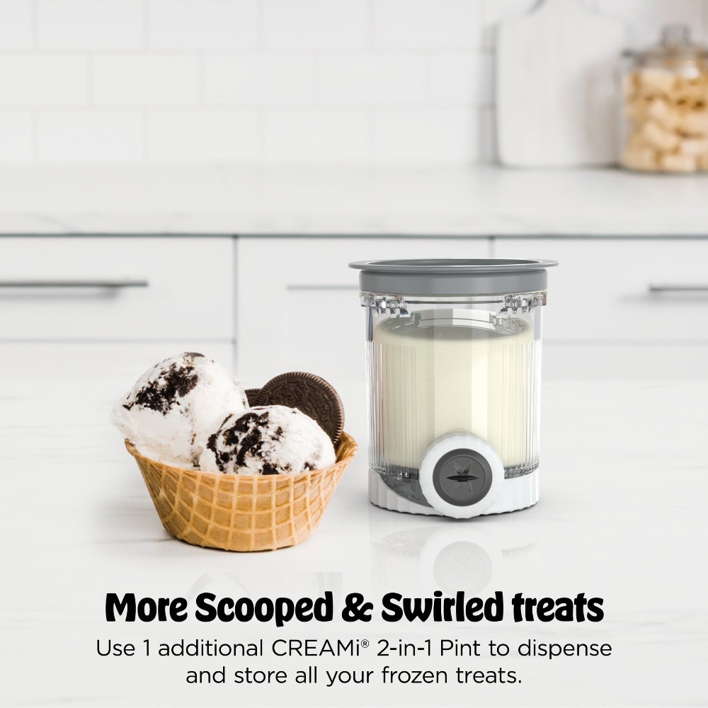 16 Oz Pint & Lid, Compatible with NC700 Series Ninja CREAMi Scoop & Swirl