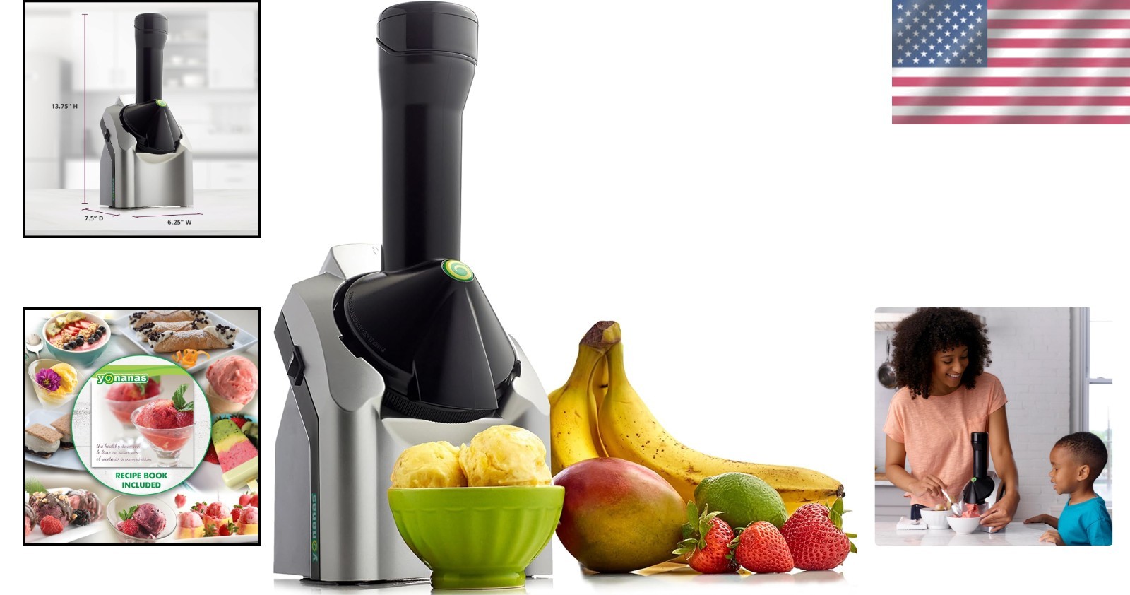 Create Guilt-Free Treats with Classic 200W Frozen Fruit Soft Serve Maker