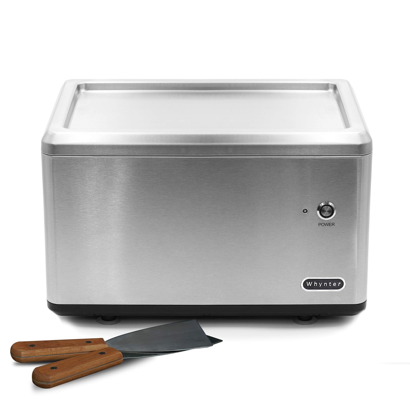 Whynter ICR-300SS Automatic Instant Maker Frozen Pan Roller in Stainless Steel w