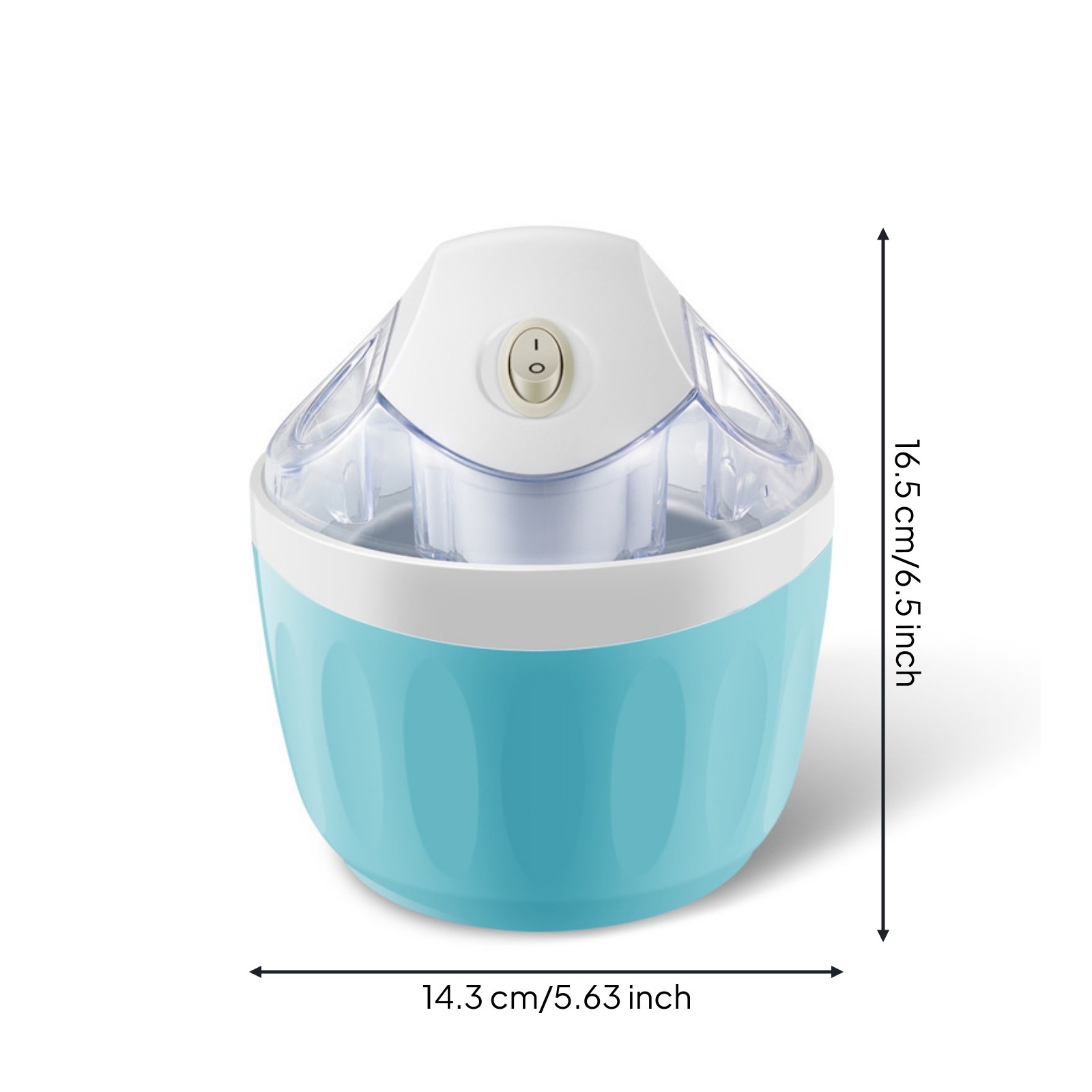 Ice Cream Maker Mini Ice Cream Machine One-Button for Home