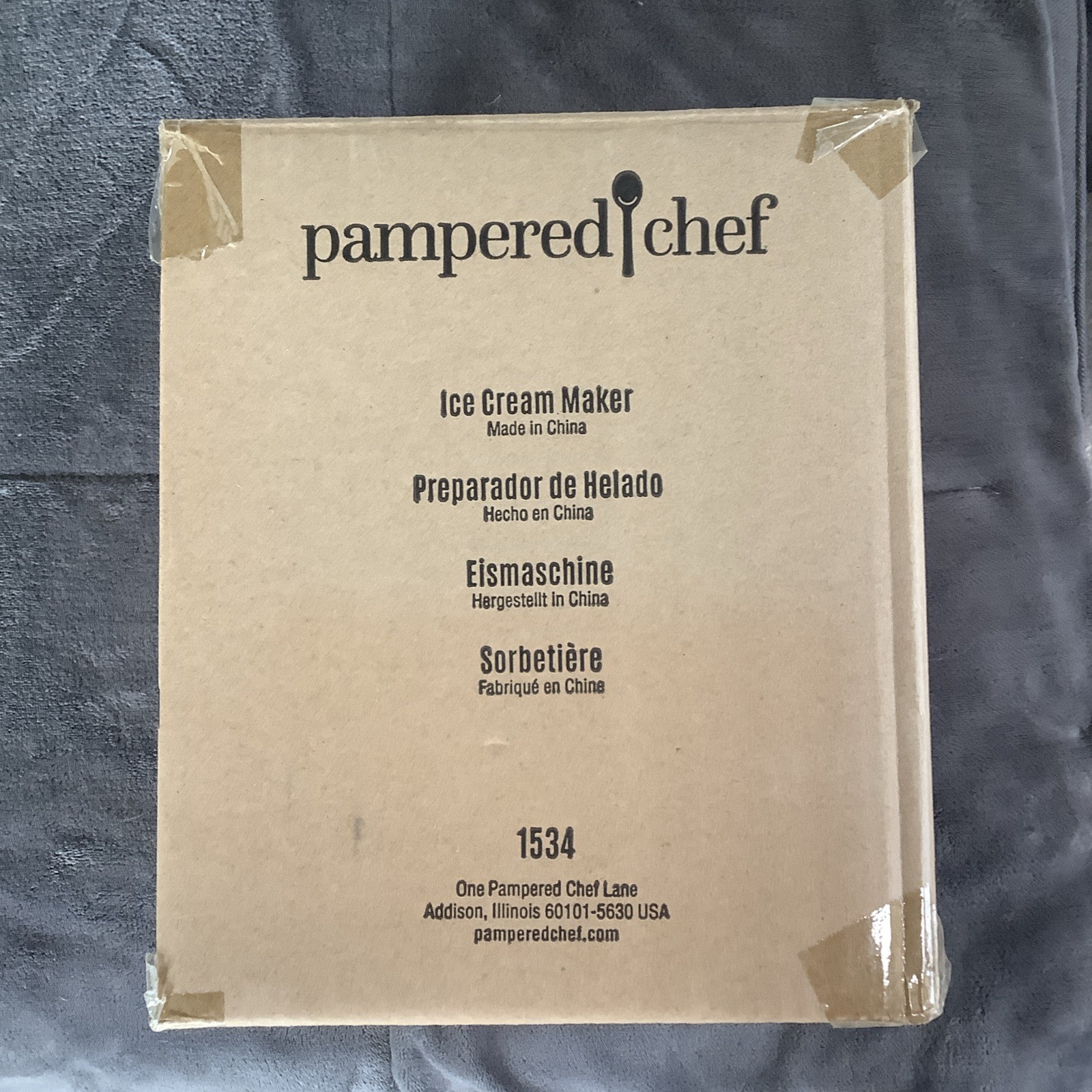 Pampered Chef Electric Ice Cream Maker #1534 New In Box
